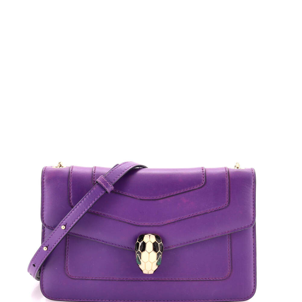 Bvlgari Small Serpenti Crossbody Bag Leather